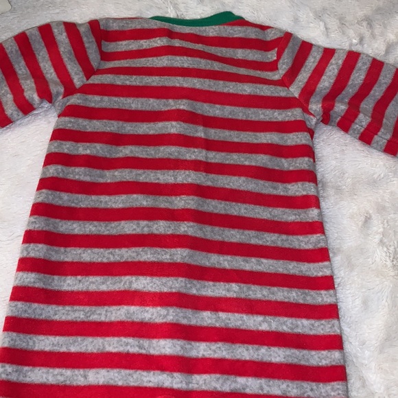 Carter’s Reindeer Striped Sleeper Footed One-piece Baby - Picture 9 of 9